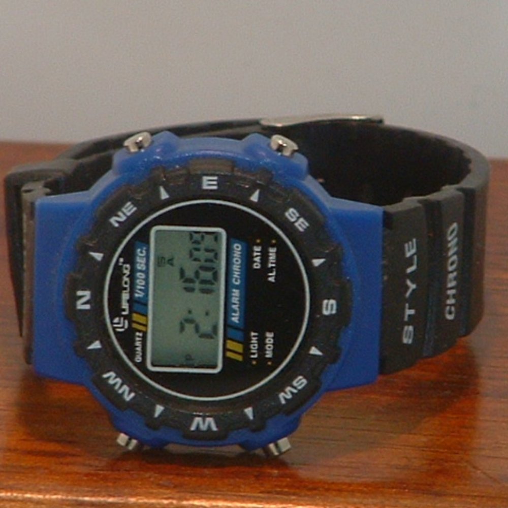 Black Lifelong Digital Watch